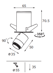 uploads/www.pnyled.com/images/15789864578194.png PNY recessed adjustable led downlights online for bedroom-1