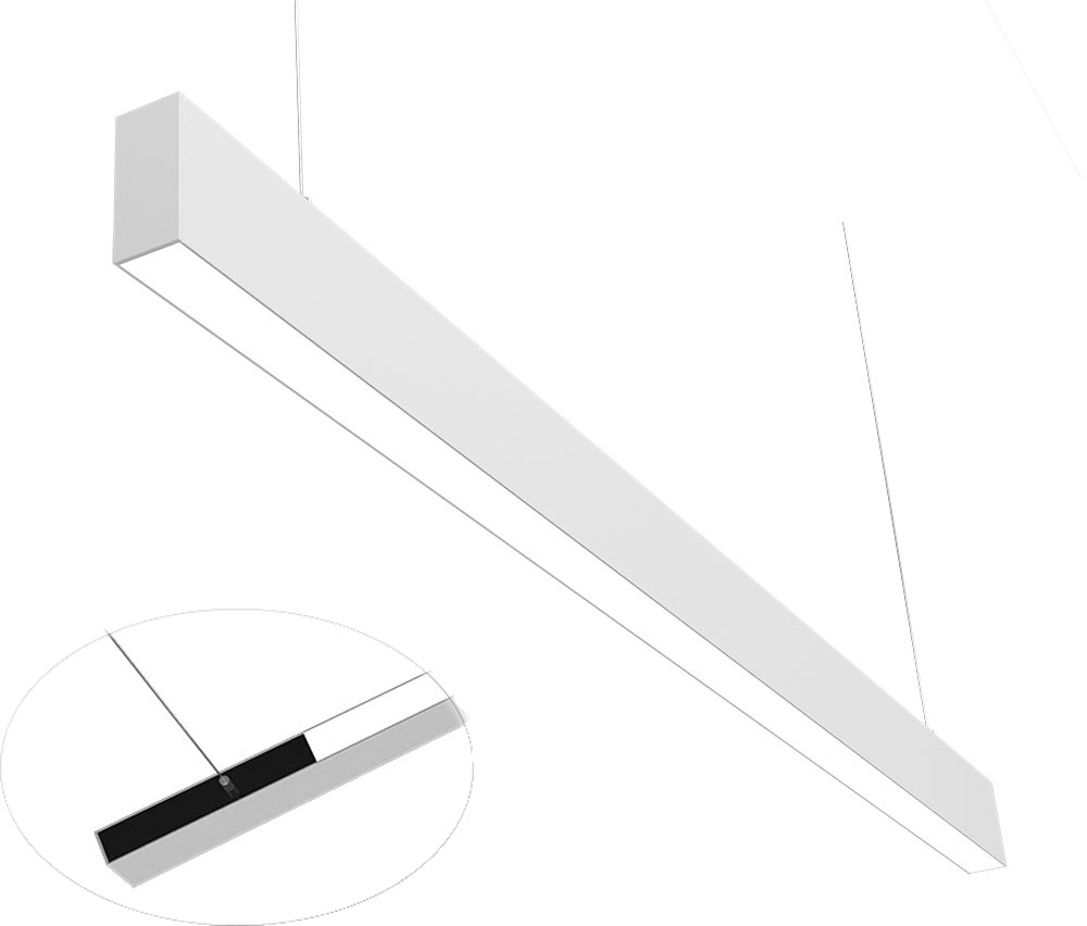 3475 office linear pendant light 1.2M flood type U+D 45W